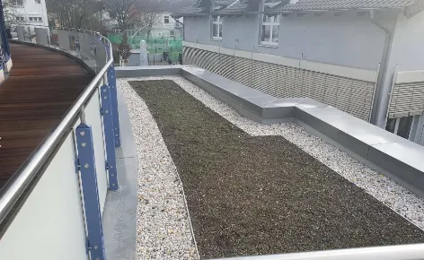 Sanierung einer Flachdachfläche