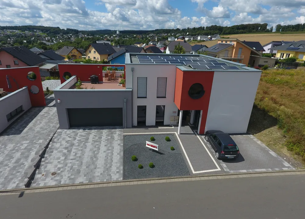 Flachdach für ein modernes Bauprojekt